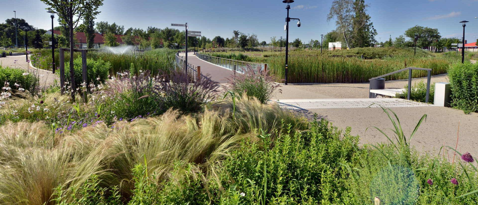 A Hódtó park légifotón